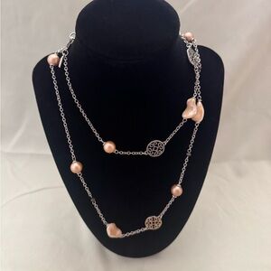 Chaps Silver and Gold Necklace